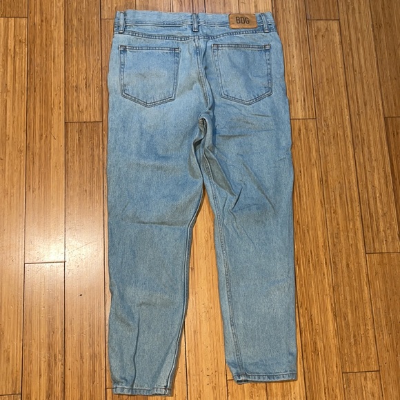 BDG for Urban Outfitters Baby Blue Light Wash Jeans size 34/32 Dad Slim Fit - Picture 5 of 10